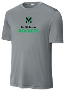 ST350-McNicholas Rockets Tee - Gray Concrete
